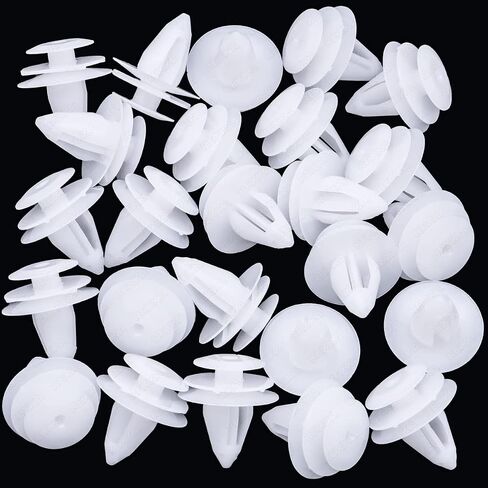 Rexka 25pcs Door Trim Panel Clips Compatible with Nissan Infiniti 01553-09791 350Z Altima Frontier Maxima Pathfinder Quest Sentra Titan Xterra in Saudi Arabia