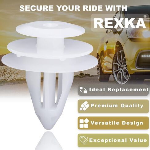 Rexka 25pcs Door Trim Panel Clips Compatible with Nissan Infiniti 01553-09791 350Z Altima Frontier Maxima Pathfinder Quest Sentra Titan Xterra in Saudi Arabia