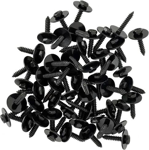 50pcs M4.2-1.41 × 20 مم مسامير تنصت على رأس السداس متوافقة مع سيارات GM و Jeep Wrangler - استبدال OEM 1640810/11500434/11503892 KK in Saudi Arabia