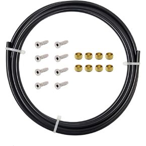 Hydraulic Disc Brake Hose Repair Kit 3 Meters Hose Olive Inset Compatible with BH90 MTB Bike Brake
