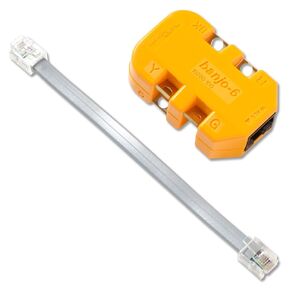 Fluke Networks 10230101 8-Wire In-Line Modular Adapter with K-Plug