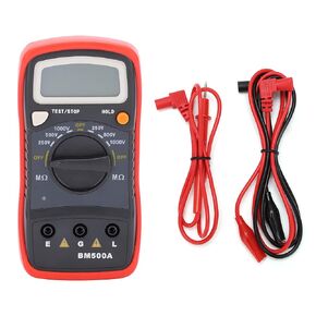 Digital Insulation Resistance Tester BM500A 1000V 1999MΩ Resistance LCD Display Megohmmeter Electronic Tester Maintenance