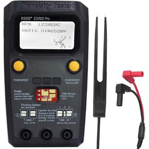 اختبار الترانزستور Bside ESR مقياس قدرة دائرة التوالي (LCR) تحديد تلقائي Mosfet مكثف المقاوم اختبار الحث NPN PNP مدقق مع الملقط in Kuwait
