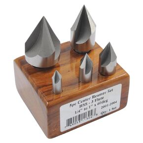 HHIP 2001-2004 5 Piece 60 Degree 1/4-1" High Speed Steel Countersink Set