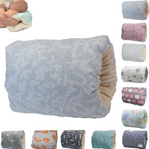 Cozy Cradle Pillow, Cozy Cradle Arm Pillow, Baby Nursing Pillow Head Support Pillow for Breastfeeding Bottle Feeding (Light Grey Crown)