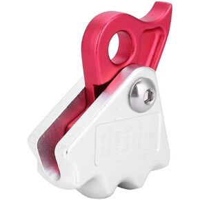 Climbing Descender Rope Climbing Equipment Self-Braking Stop Descender, 15KN Rope Descender Climbing Equipment, Rope Grab Fall Protection Rescue Climbing Lanyards Equipment