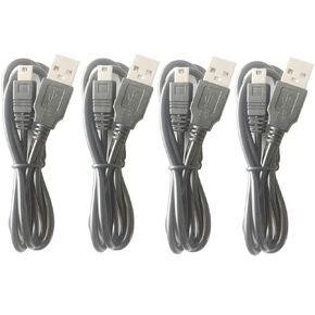 2-Pack USB 2.0 A to Mini-B 5 Pin USB Data Sync & Charger Cable Compatible With Texas Instruments TI-84 Plus CE,C Silver Edition,TI 89 Titanium,TI Nspire CX/TI Nspire CX CAS Graphing Calculators