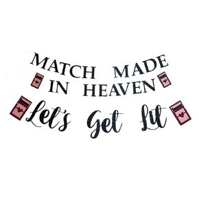 Match Made In Heaven Bachelorette, Match Made In Heaven Banner, Match Made In Heaven Decor, Match Made In Heaven Decorations, Match Made In Heaven Bachelorette Decorations, Match Made In Heaven Party