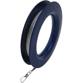 In the Breeze Braided Kite Line on Hoop, Black, 100 lb/300'