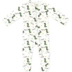 Jimonda Baby Girls Boys Footed Pajamas outfits 2 Way Zipper Long Sleeve Soft Sleeper Pjs,Infant Tie-dye Romper 0-24 Months