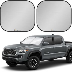 Windshield Sun Shade - Reflective Fabric Blocks Sun and Keeps Your Vehicle Cool. Foldable Sun Shield for Car Windshield. Windshield Sunshade (Universal Fit)
