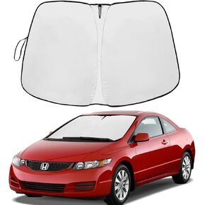 2024 Upgrade Front Windshield Sunshade Fit for Honda Civic 2006-2011 UV Ray Reflector Foldable Car Shade Automotive Windshield Sunshades fit Honda Civic Windshield Sun Shade |Keeps Your Vehicle Cool| in Kuwait