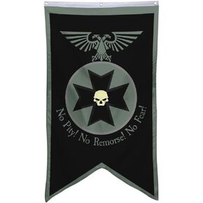 Black Templars Banner Flag Man Cave Bed Room Home Office Party Decor 30x50 Inch