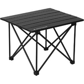 ROCK CLOUD Portable Camping Table Ultralight Aluminum Camp Table Folding Compact Beach Table for Camping Hiking Backpacking Outdoor Picnic(Reinforced Frame-Small)