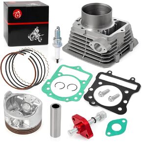 Top End Kit Cylinder Piston + Rings CNC Tensioner For Kawasaki Bayou Lakota Prairie 300 KLF300 KEF300 KVF300 1988-2005 11005-1533