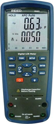 REED Instruments R5001 Passive Component LCR Meter, +/-1.5% Accuracy, blue/black in Saudi Arabia