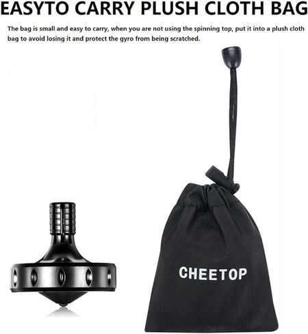 Precision Metal Spinning Top, Long Lasting Spin Time and Perfect Balance, Skilled Adult Easily Exceed 10 Mins, Portable Stainless Steel EDC Office Desktop Game Toys (3PCS L+M+S, Iridescent) in Kuwait