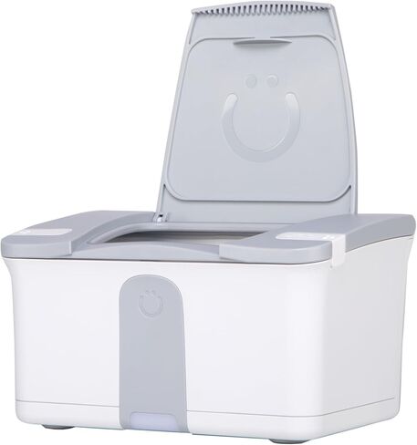 أوبي مناديل مبللة للأطفال أكثر دفئًا وموزعًا مع ضوء ليلي، رمادي in Kuwait