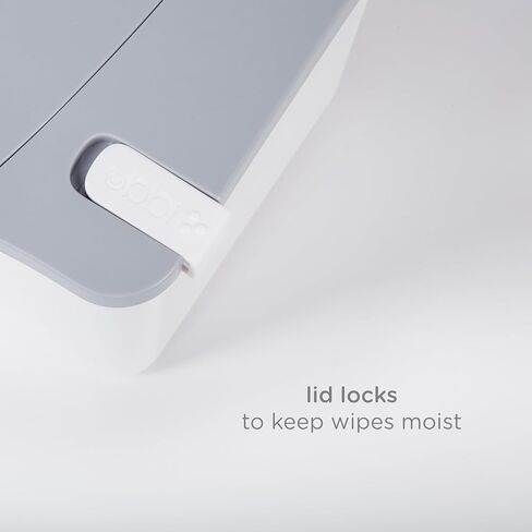 أوبي مناديل مبللة للأطفال أكثر دفئًا وموزعًا مع ضوء ليلي، رمادي in Kuwait