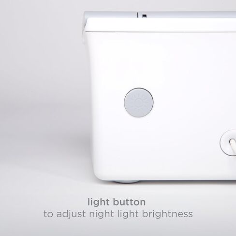 أوبي مناديل مبللة للأطفال أكثر دفئًا وموزعًا مع ضوء ليلي، رمادي in Kuwait