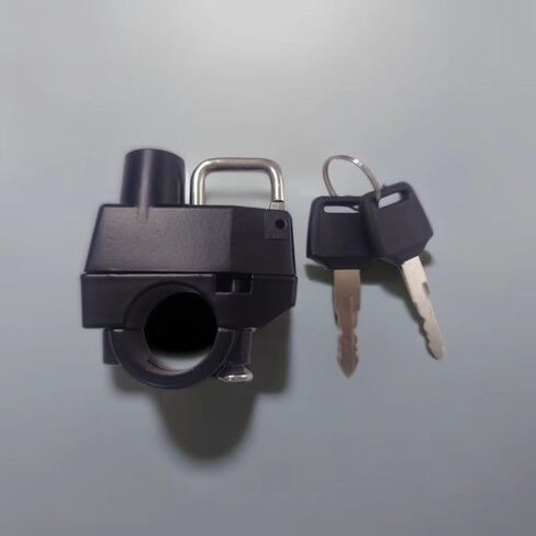 قفل أمان الخوذة، قفل خوذة الدراجات النارية العالمي، دراجة نارية سكوتر دراجة الشارع، يمنع سرقة الخوذة، يؤمن الخوذة in Kuwait