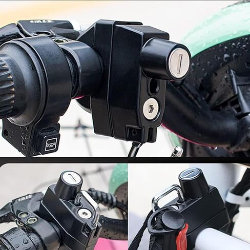 قفل أمان الخوذة، قفل خوذة الدراجات النارية العالمي، دراجة نارية سكوتر دراجة الشارع، يمنع سرقة الخوذة، يؤمن الخوذة in Kuwait