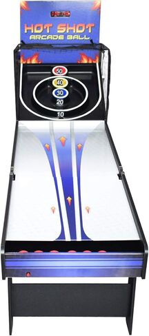 Hathaway Hot Shot 8-ft Arcade Ball Roll and Score Machine Table with LED Electronic Scoring System, Great for Family Recreation Game Rooms in Saudi Arabia