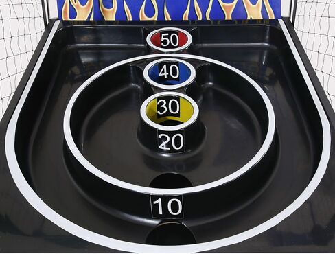 Hathaway Hot Shot 8-ft Arcade Ball Roll and Score Machine Table with LED Electronic Scoring System, Great for Family Recreation Game Rooms in Saudi Arabia
