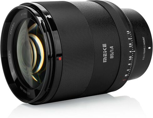 Meike 85mm F1.4 Full Frame AF STM A Stepping Motor Lens Standard Aperture Auto Focus Fixed Prime Portrait Lenses for Nikon Z Mount Mirrorless Cameras Z5, Z6, Z7, Z6II, Z7II, Z9, Z30, Z50, Z fc in Saudi Arabia