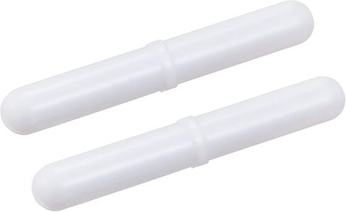 MECCANIXITY محرك مغناطيسي خلاط قضيب تحريك 70 مم (2.76 بوصة) مع شكل حلقة PTFE طلاء مغناطيس أبيض لحزمة المختبر من 2 in Kuwait