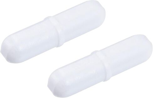 MECCANIXITY محرك مغناطيسي خلاط قضيب تحريك 70 مم (2.76 بوصة) مع شكل حلقة PTFE طلاء مغناطيس أبيض لحزمة المختبر من 2 in Kuwait