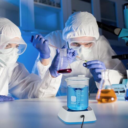 VEVOR Magnetic Stirrer, 0-2000 RPM Stir Plate with Adjustable Speed Knob, 3000mL Plate Stirrer Kit, Stir Bar Included in Saudi Arabia