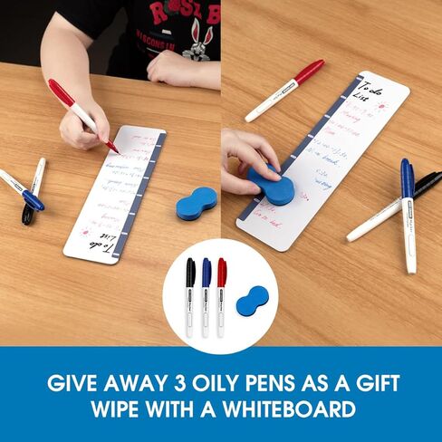 لوحة مذكرة لشاشة الكمبيوتر مكونة من قطعتين، مغناطيس جانبي لامتصاص لوحة رسائل الكمبيوتر، حامل ملاحظات ملحق للمكتب مناسب للمنزل، رسائل سطح المكتب، تزيين الثلاجة in Kuwait