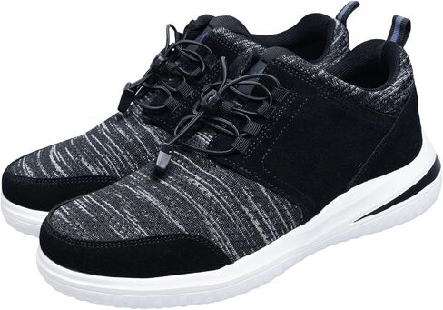 W&LESVAGO Wide Orthopedic Knit Sneakers for Men, Slip-On Wide Width Walking Shoes for Flat Feet Arch Fit Heel Pain Relief in Saudi Arabia