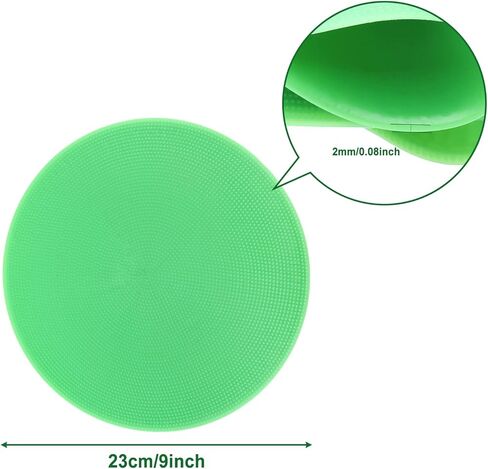 علامات بقعة 9 بوصة، 18 حزمة من نقاط الرشاقة المطاطية غير القابلة للانزلاق، نقاط أرضية مسطحة، علامات خفة الحركة للأطفال لكرة القدم وكرة السلة وسرعة التدريب على الرشاقة، وأنشطة الفصول الدراسية in Kuwait