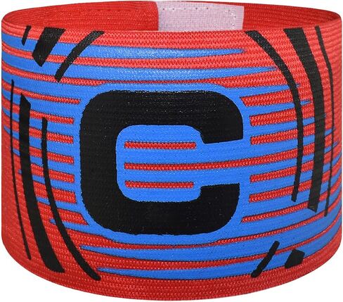 Sports Captain C Arm Band, Unisex Elastic Soccer Captain Armband Adjustable Outdoor Football Player Captain's ArmBands for Youth and Adult in Saudi Arabia