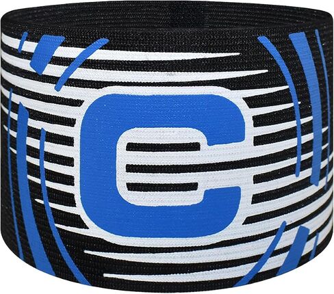 Sports Captain C Arm Band, Unisex Elastic Soccer Captain Armband Adjustable Outdoor Football Player Captain's ArmBands for Youth and Adult in Saudi Arabia