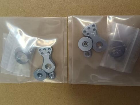 2 Sets Adjustable 25T Servo Saver Servo Arm for TRX-4 Axial SCX10 1/10 RC Cars Helicopter Model Boat, Aluminum L(21.5MM) Servo Arm Upgrades Parts(Red) in Saudi Arabia
