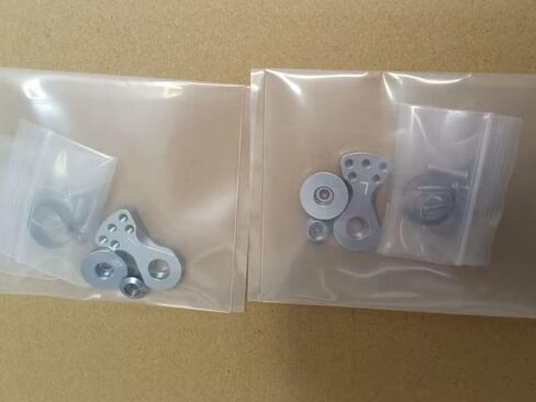 2 Sets Adjustable 25T Servo Saver Servo Arm for TRX-4 Axial SCX10 1/10 RC Cars Helicopter Model Boat, Aluminum L(21.5MM) Servo Arm Upgrades Parts(Red) in Saudi Arabia
