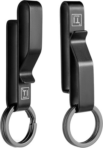 TISUR Titanium Duty Belt Key Holder Keychain Waistband Clip | easy to attach to a belt,hold multiple keys in Saudi Arabia