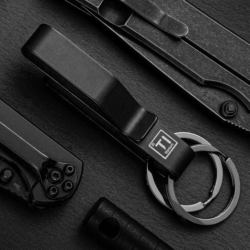 TISUR Titanium Duty Belt Key Holder Keychain Waistband Clip | easy to attach to a belt,hold multiple keys in Saudi Arabia
