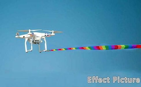 Ultra Fun 98 FT (30M ) Long Rainbow Tail for RC Drone, Kite, Air Show, Aerobatic Flight in Kuwait