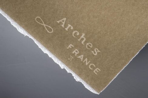 Arches Watercolor Block 10x14-inch Natural White 100% Cotton Paper - 20 Sheets of Arches Watercolor Paper 140 lb Cold Press - Arches Art Paper for Watercolor Gouache Ink Acrylic and More in Saudi Arabia