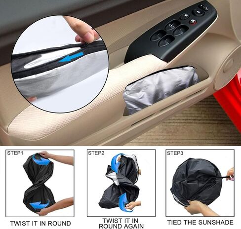 2024 Upgrade Front Windshield Sunshade Fit for Honda Civic 2006-2011 UV Ray Reflector Foldable Car Shade Automotive Windshield Sunshades fit Honda Civic Windshield Sun Shade |Keeps Your Vehicle Cool| in Kuwait