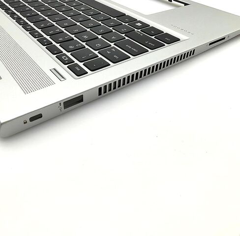 Replacement Upper Case Palmrest Top Cover Backlit Keyboard Assembly for HP Probook 450 455 G6 450 455R G7 Laptop L45090-001 Silver in Saudi Arabia