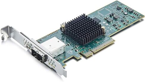ipolex External PCI Express SAS/SATA HBA, SAS2008 Chip, 8-Port 6Gb/s, Same as 9200-8E in Saudi Arabia