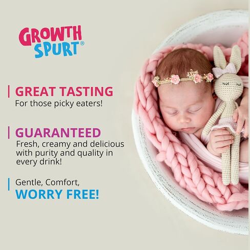 Organic A2 Dairy Toddler Formula – Growth Spurt Easy to Digest Comfort & Gentle Formula – Lactoferrin, 2'-FL HMO, Prebiotics, Probiotics, Iron, DHA & ARA, Methylfolate, Immune Support, Non GMO Baby Transition Weaning (12 Pack) in Saudi Arabia
