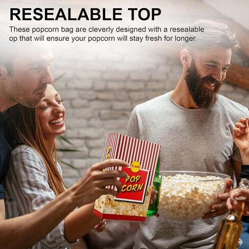 MT Products Popcorn Boxes for Party - 2.8 oz. (Pack of 50) - #4 Popcorn Buckets With Close Top in Saudi Arabia
