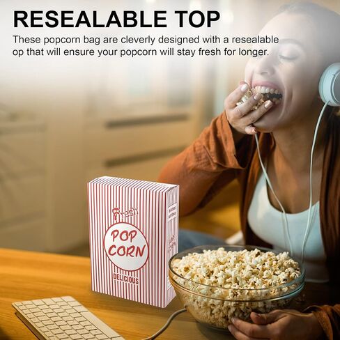 MT Products Popcorn Boxes for Party - 2.8 oz. (Pack of 50) - #4 Popcorn Buckets With Close Top in Saudi Arabia