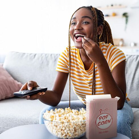 MT Products Popcorn Boxes for Party - 2.8 oz. (Pack of 50) - #4 Popcorn Buckets With Close Top in Saudi Arabia